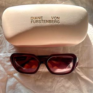 DVF sunglasses in original case